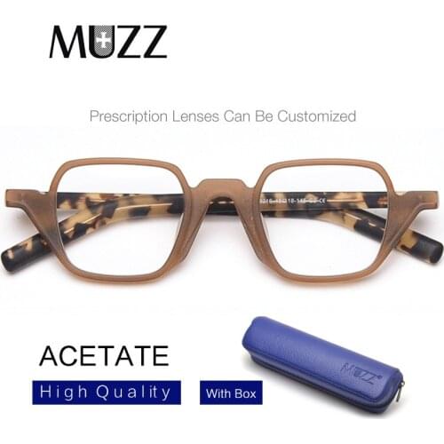 Acetate Small Square Glasses Frame Men Retro Optical Eyewear Women Eyeglasses Frame Myopia Top Quality Designer Japan Handmade