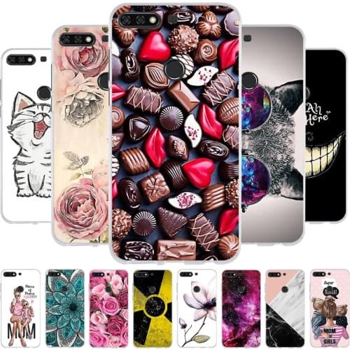 A For Huawei Honor 7C Case On Huawei Honor7C 5.99 inch Soft Silicone Phone Cover For Huawei Honor 7C LDN-L01 LDN-LX3 TPU Cases