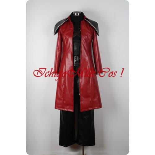 Final Fantasy VII Genesis Rhapsodos Cosplay costume Uniform Suit Full Set Mens cosplay