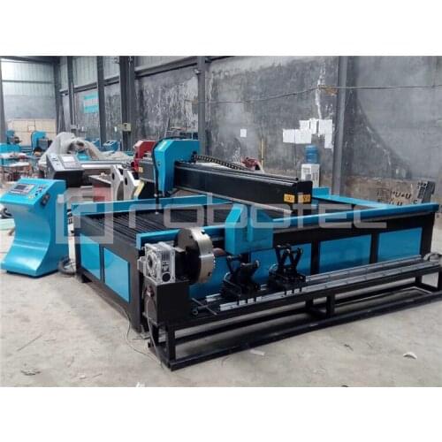 Hot sale steel pipe and steel sheet double use cnc plasma cutting machine