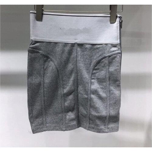 2020 AW New Slim Skirt Women Knitted Letter Print Skirt