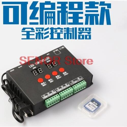 Full-color controller IC Symphony flowing water light bar module Programmable point controller with SD card WS2811