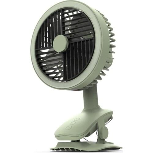 USB portable desktop clip fan powered rechargeable mini electric fan home student dormitory small fan