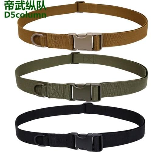Adjust Nylon Wearproof Military Tactical Belt Outdoor Training Climbing Hunting Hiking Clothes Bag Tactics Accessory Waistband