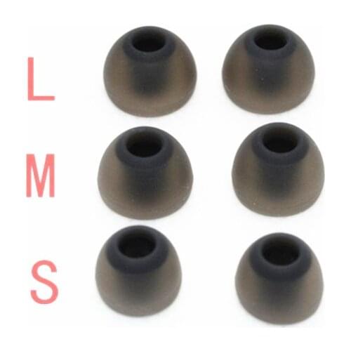 3 Pairs Soft Silicone Replacement Eartips Earbud Eargel Tips for JBL E10 E1+ J33i J33a T100a T200a In-ear Earphones