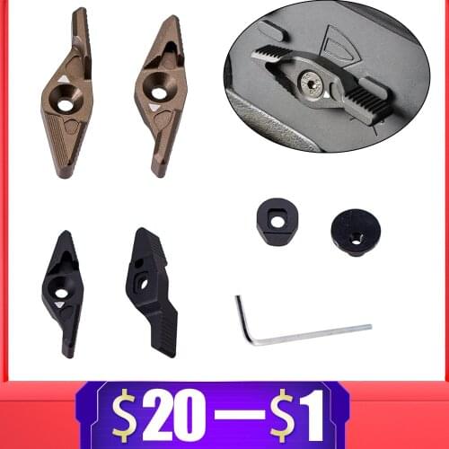 Enhanced Safety Aluminium CNC Machined Selector Switch Lever Set For Airsoft M4 M16 BD556 AEG Gel Blaster Paintball Accessories