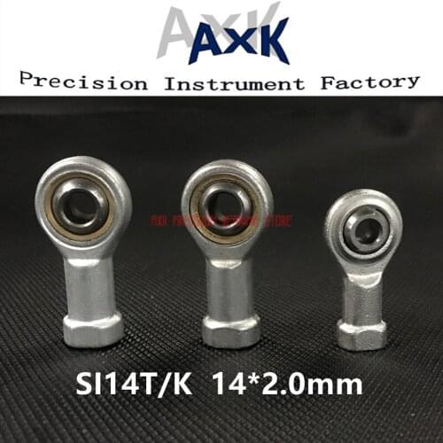 2019 Thrust Bearing Rolamentos 2pcs/lot 14mm Female Right Hand Thread Rod End Joint Bearing Metric M14x2.0mm Si14t/k Phsa14