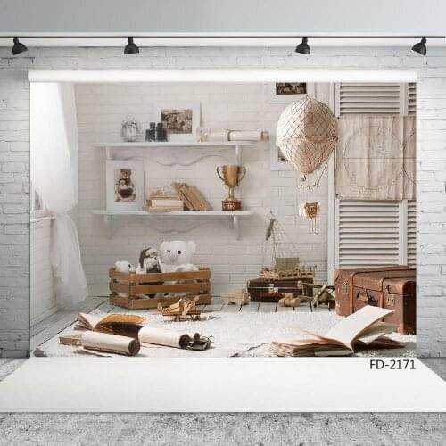 Birthday Decor Travel Photo Backgrounds Vinyl Photography Backdrops for Photo Studio Baby Shower Children Portrait Photobooth