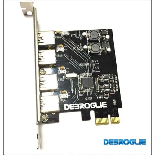 High Speed 4 Port USB 3.0 USB3.0 PCIE PCI Express Control Extended Card Adapter Panel for MAC PRO 3.1-5.1/OSX 10.8-10.14.5