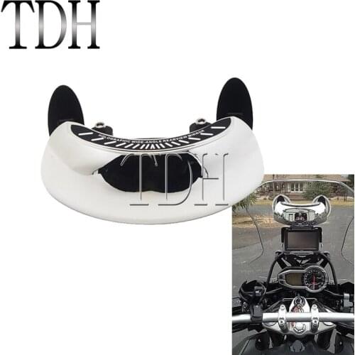 Motorcycle Scooter Quad Blind Spot Rear View Mirror Screen Fairing Mount Mirrors Universal For Honda Suzuki Kawasaki Yamaha BMW