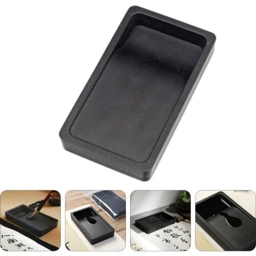 1pc Painting Inkstone Accessory Calligraphy Inkslab Student Two-sided Inkslab