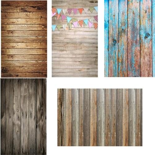 2x3ft/3x5ft Wood Plank Photography Backdrop Baby Studio Photo Background