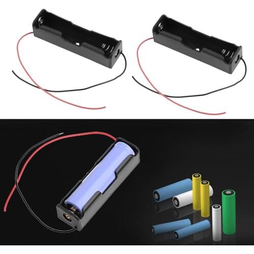 5pcs Single Slot DIY 18650 Battery Holder Power Bank 18650 Rechargeable Batteries Storage Box Housing Case Charging Case