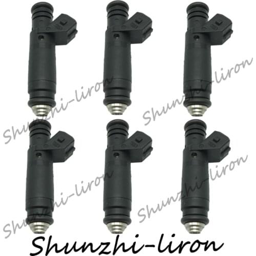 6pcs 630cc Fuel Injector Nozzle For FORD AUDI GENUINE SIEMENS DEKA 60lb LS1 LS6 Mustang 5.0 630cc EV1 FL114961 FI114961