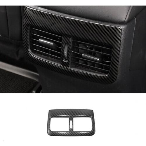 For Mazda 3 2019 2020 Accessories Stainless steel Car Back Rear Air Condition outlet Vent frame Cover Trim Sticker Car Styling