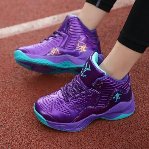 Boys Basketball Shoes High Quality Soft Top Thick Sole Non-slip Kids Sneakers Children Trainer Shoes Outdoor Boy Sport Basket