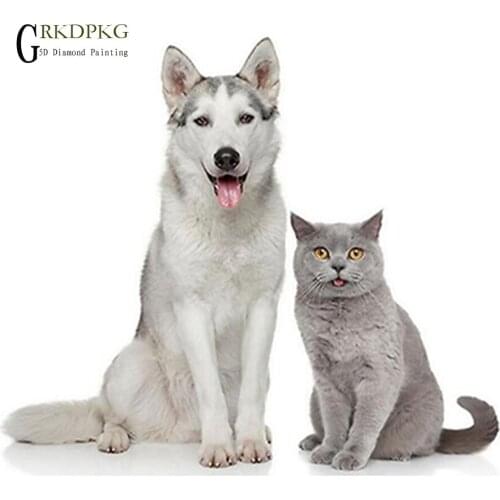 Landscape Diamond Mosaic Special Shaped Diamond Painting Cross Stitch dog cat 5D Diy Home Decoration Painting Wedding decoration