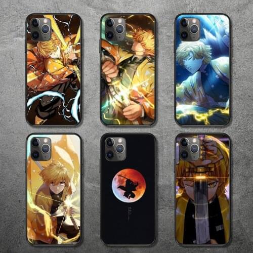 Anime Demon Slayer Phone Case for iPhone 12 11 mini pro XS MAX 8 7 6 6S Plus X 5S SE 2020 XR