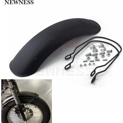 Black Motorcycle Retro Front Motorcycle Fender Mudguard Universal Cover Protector for Harley Honda Yamaha Suzuki Cafe Racer