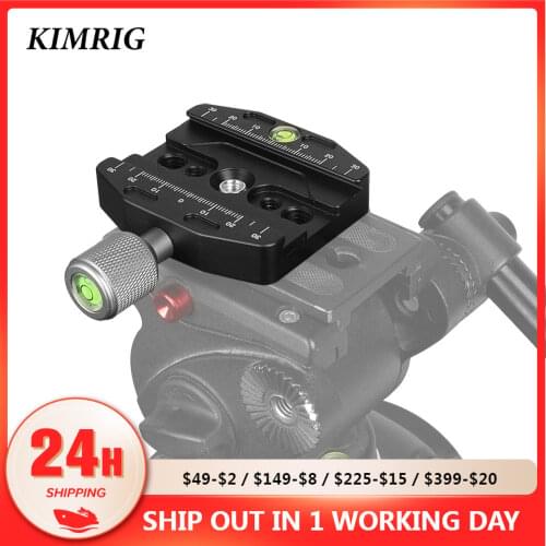 KIMRiG 70mm Long Quick Release Clamp Arca Swiss Plate Compatible For Camera And Tripod