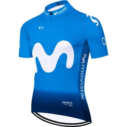 2020 team MOVISTAR jersey Laser cut camiseta ciclismo hombre summer quick dry pro team short sleeve bike jersey