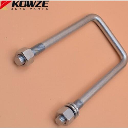 KOWZE 4150A334 Rear Suspension Spring U-Bolt Kit 4150A140 fit for MItsubishi L200 Triton 2005-2015 KB4T KA4T KA5T KB8T 4150A210