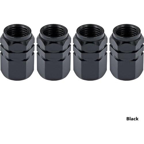 Aluminum Alloy Tire Valve Cap for Automobile Car Theft Proof Aluminum Car Wheel Tires Valves Tyre Stem Air Caps Airtight Cover