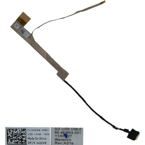 NEW Laptop Cable For DELL N5030 M5030 N5020 15V 50.4EM03.101 042CW8 50.4EM03.201 Notebook LED LVDS CABLE