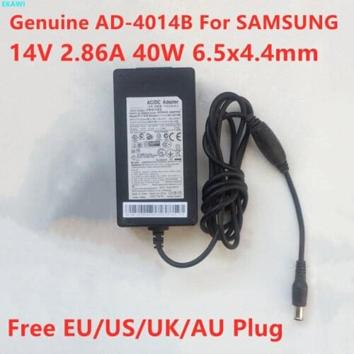 Genuine AD-4014B 14V 2.86A 40W A4514_FPNA AC Power Adapter For SAMSUNG S27B550V S27B370 S24C550ML LS24C570HL LCD Monitor Charger