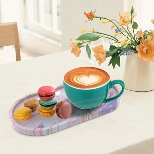 Oval Tray Epoxy Resin Mold Plate Dish Casting Silicone Mould DIY Crafts Jewelry Organizer Making Tool