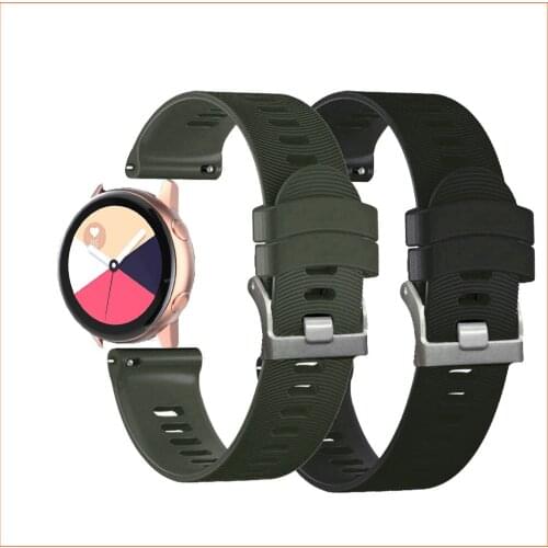 20mm Watch Strap For Samsung Galaxy Watch Active 2 40mm 44mm Band Gear sport wrist bracelet watchband samsung galaxy watch 42mm