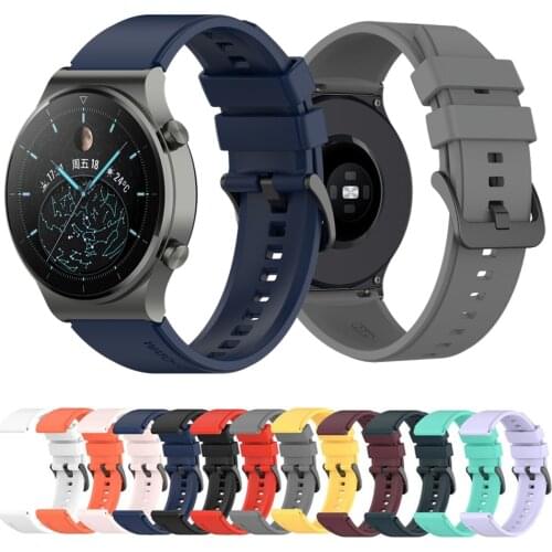 Wrist Strap For Huawei Watch GT 2 Pro Sport Silicone Band For Amazfit GTR 2 2e For Samsung Galaxy Watch 3 45mm Smart Bracelet