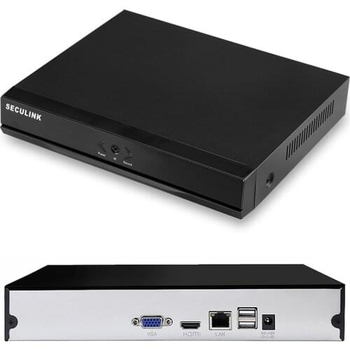 Seculink 4CH 8CH 16CH 4MP/5MP CCTV NVR ONVIF Network Video Recorder HDMI VGA H.265 HEVC Cloud P2P Remote Access Mobile-App
