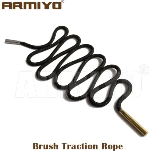 Armiyo Cleaning Brush Towing Sling Swabs Cotton Traction Rope Fit .22Cal .30Cal 12GA Most of Gun Brushes Thread Female 8-32