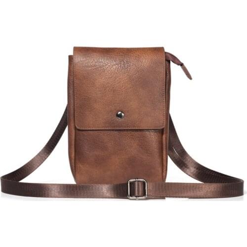 Shoulder Bag Men Women Ladies Handbag Backpack Cell Phone Pouche Wallet Leather Briefcase Messenger Tablet Case Business Fashion