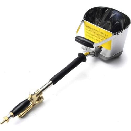4 Hole Air Stucco Sprayer Mortar Cement Spray Gun with Hopper Bucket Wall Sprayer Stucco Plaster Sprayer Cement Spray Guns