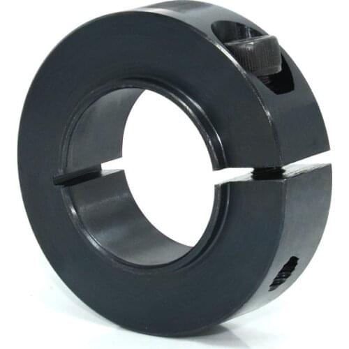 Convex head split fixed ring bearing retainer ring with stepped optical shaft clamping ring thrust ring locking sleeve collar