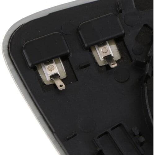 Replacement Driver Left Side Wing Mirror Glass Flat Lens fits for Volkswagen Jetta MK6 2009-2012, 6.22x4.41 Inch