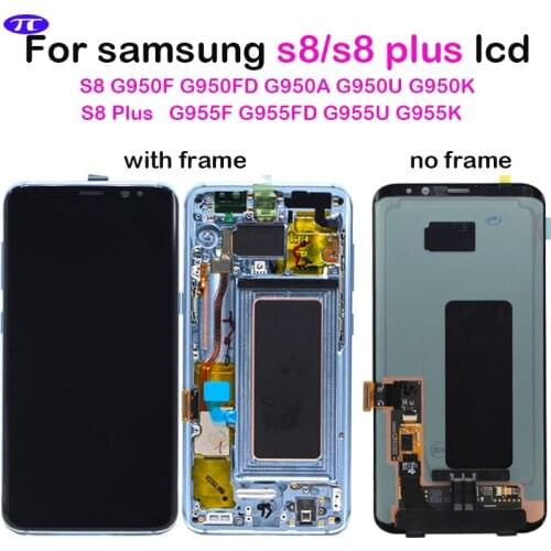 For SAMSUNG S8 S8 plusLCD Display Touch Screen Digitizer Assembly for samusng s8 s8+ G950F G950U G955 G955F G955FD Pantalla
