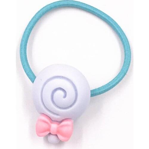 1PCS Small Flower Cherry Hair Bands For Baby Girls Hair Accessories Rubber Bands Headwear Kids Party Fashion Present Hair rope