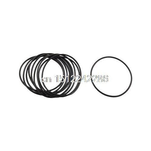 10 Pcs Mechanical Black NBR O Rings Oil Seal Washers 70mm x 2.5mm x 65mm