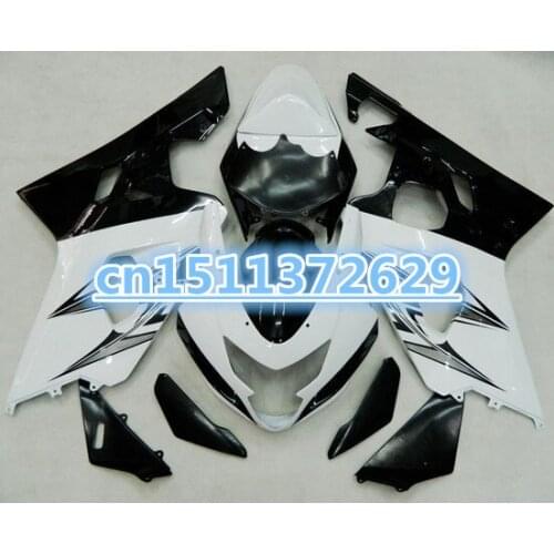 100%NEW fairing for A GSXR600 GSXR750 K1 01 02 03 White&BlACK GSXR600 750 01-03 GSX-R600 750 2001-2003 body kit for Suzuki-Hey