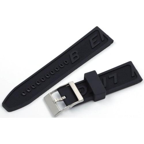 24mm buckle men Watchband Natural high quality sir Watch band for Bracelet navitimer/avenger/Breitling strap Wristband