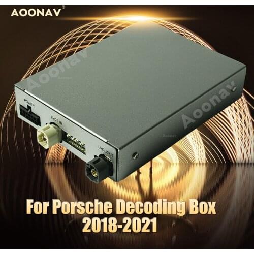 Android Car Multimedia Video Interface For Porsche Decoding Box 2018-2021 GPS Navigation USB WIFI BT