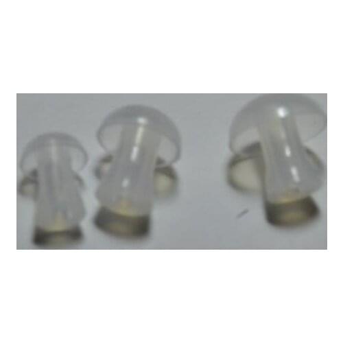 DHL free..5000set/lot. 3pcs / Set .clear white replace Silicone eartips for hearing aid .S/M/L size. hearing eargel