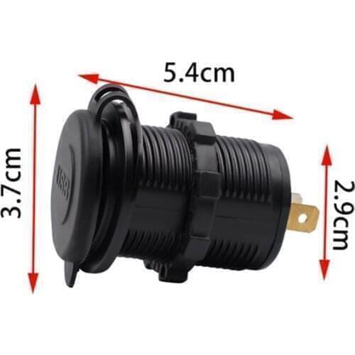 Dual USB Charger Socket Waterproof Power Socket 2.1A For Chrysler 300c 300 sebring pt cruiser town country voyager 300m remote