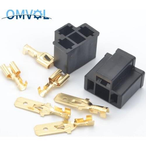 H4 9003 HB2 3Pin 7.8mm Terminal Car connector Auto Lamp Male Connector Plug HID Bulb Ballast Adaptor socket plug