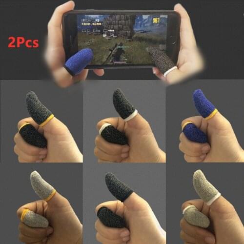 Pubg Game Finger Sleeve Phone Screen Controller Breathable Anti-Sweat Sensitive Shoot Finger Thumb Protection Glove Finger Cover