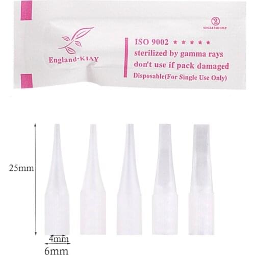 Giant Sun Machine Tattoo Tips Microblading Plastic Permanent Makeup Needle Caps Nozzle 1RL 3RL 5RL 5F 7F