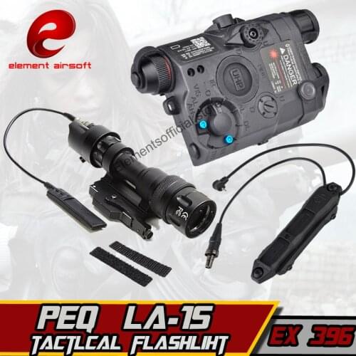 Element M952V Hunting Flashlight PEQ LA-15 RED Laser Double Control Switch Softair Wapens Airsoft Arms Tactical Weapon Lights